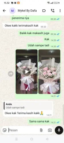 Testimonial Buket Bunga wanasalam