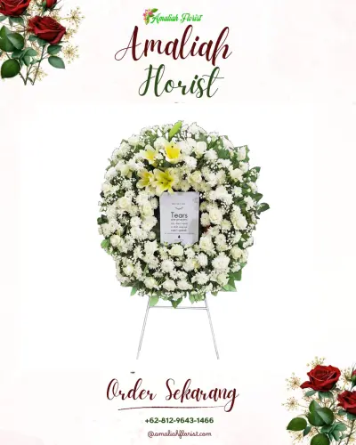 Krans Bunga Duka Cita wanasalam